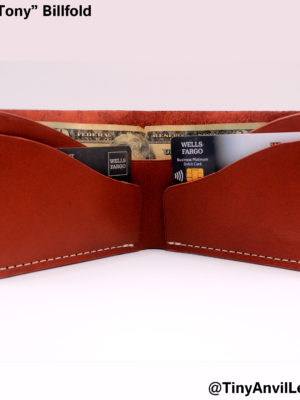 The “Tony” billfold minimalist wallet