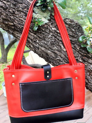 Tote Bag – Red and Black