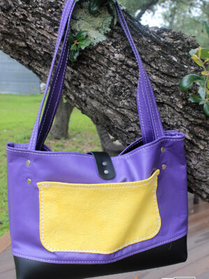Tote Bag – Purple and Yellow